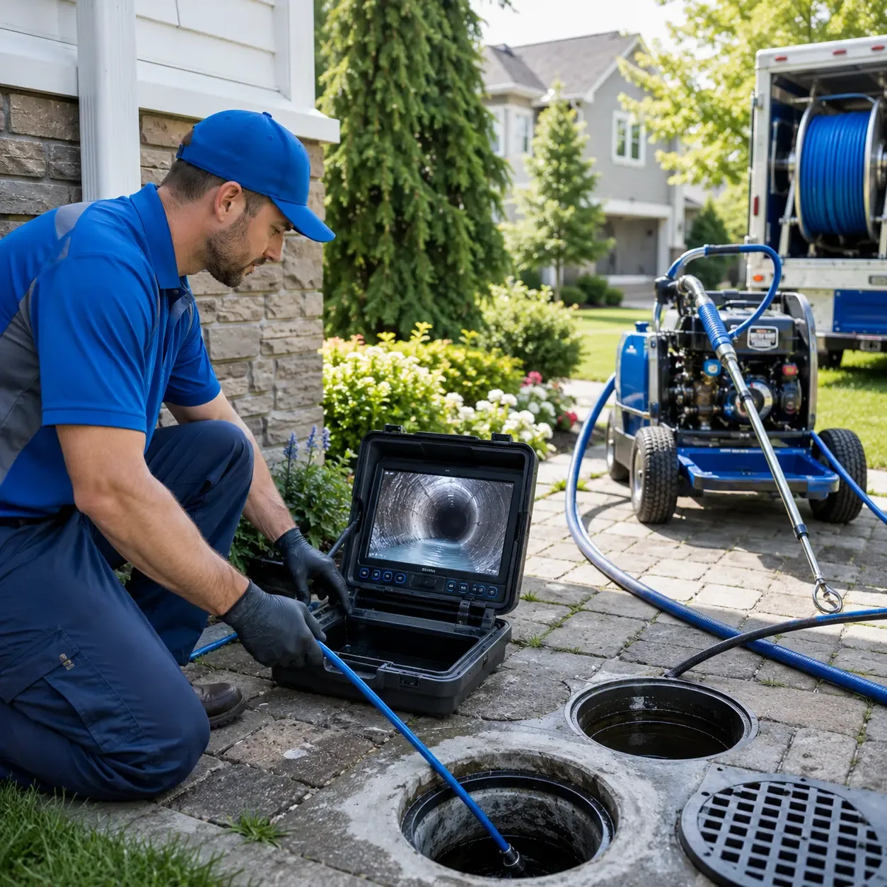 Outdoor drain cleaning professionals serving Scotts, MI